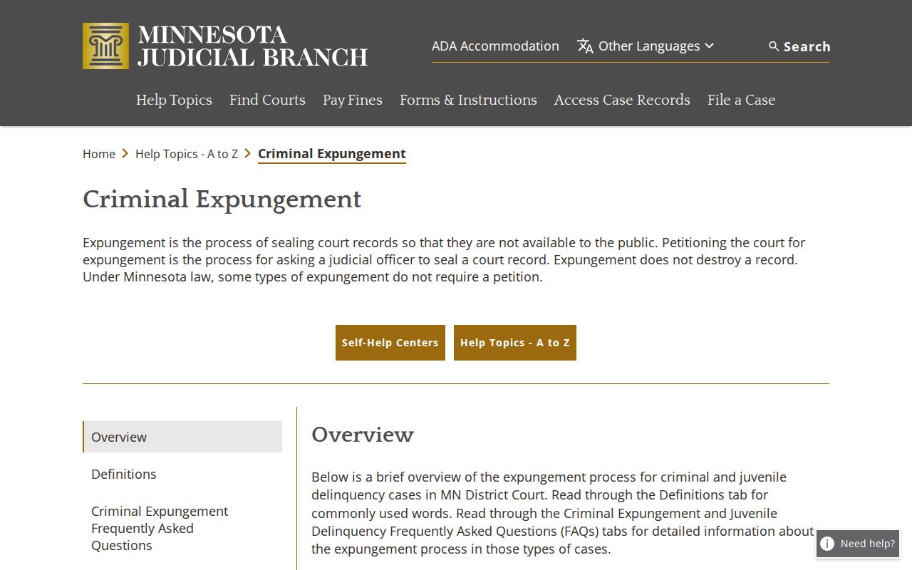 Minnesota expungement guidance affecting Itasca County released booking photos
